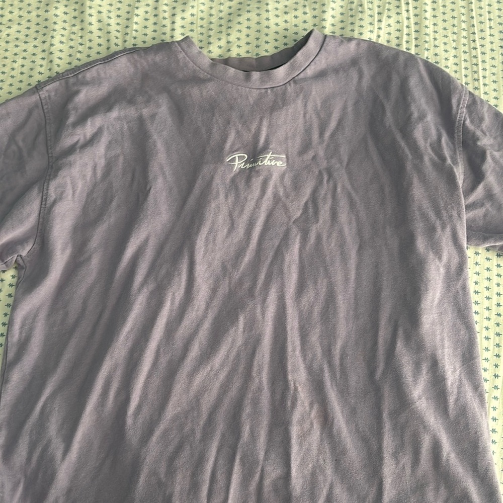 primitive t shirt purple size large